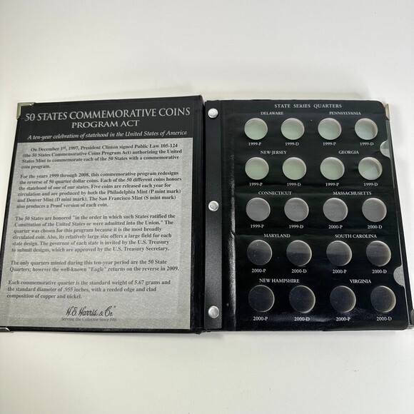Denver Mint Collector's Book State Quarters 1999-2008 - Picture 3 of 8